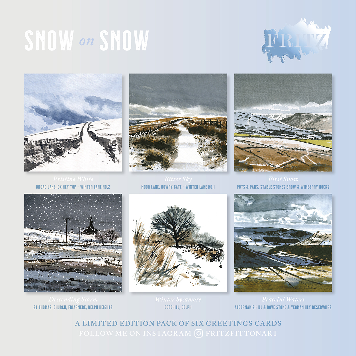 Snow On Snow - Christmas Cards